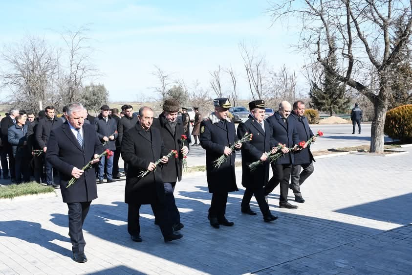 Ağdamda Xocalı soyqırımının 33-cü ildönümü qeyd olunub - FOTOLAR